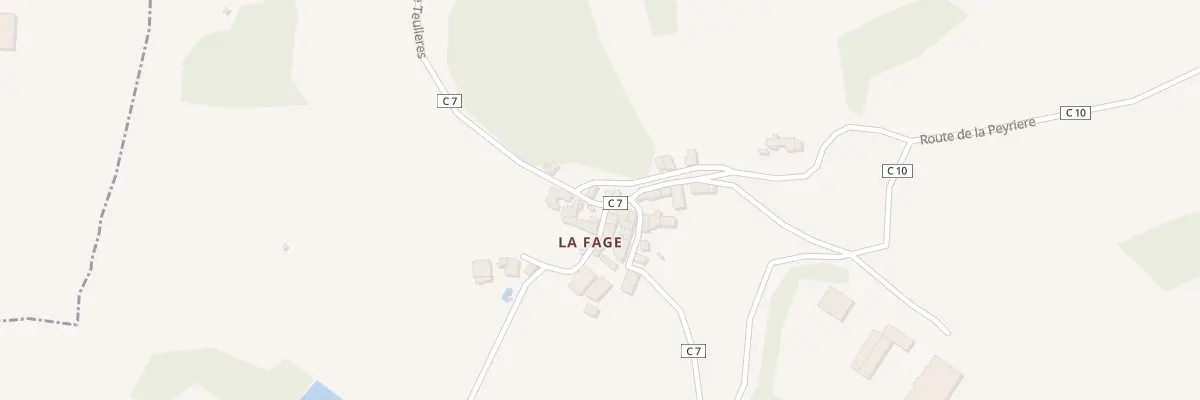 Plan du 5159 La Fage à La Capelle-Bleys