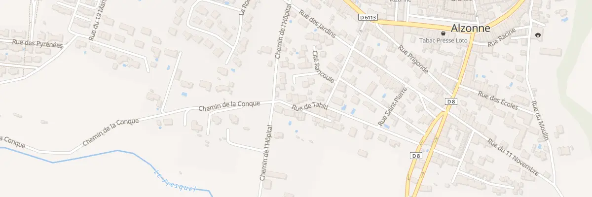 Plan du 4 Cite Rancoule à Alzonne