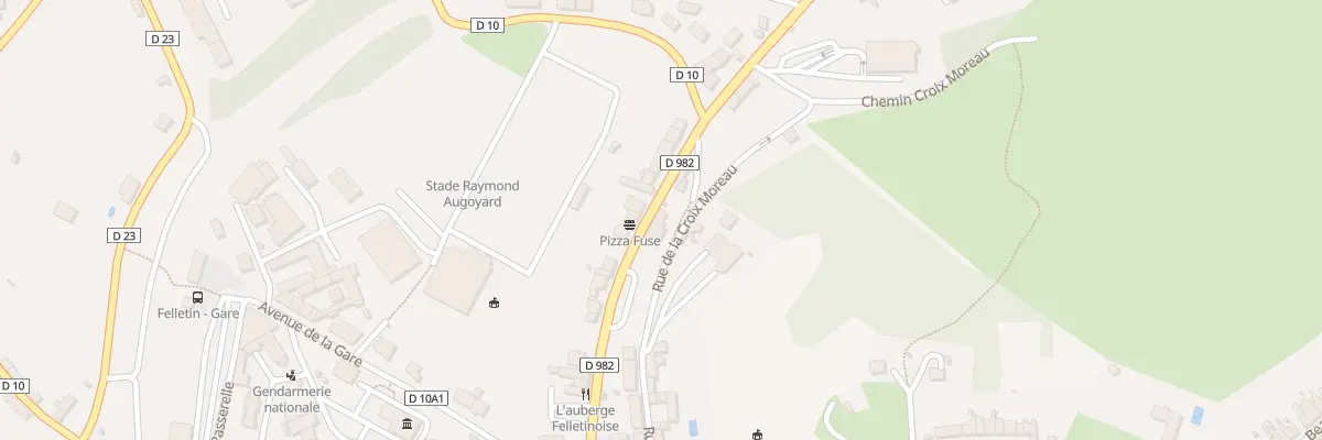 Plan du 16 Rte d’Aubusson à Felletin
