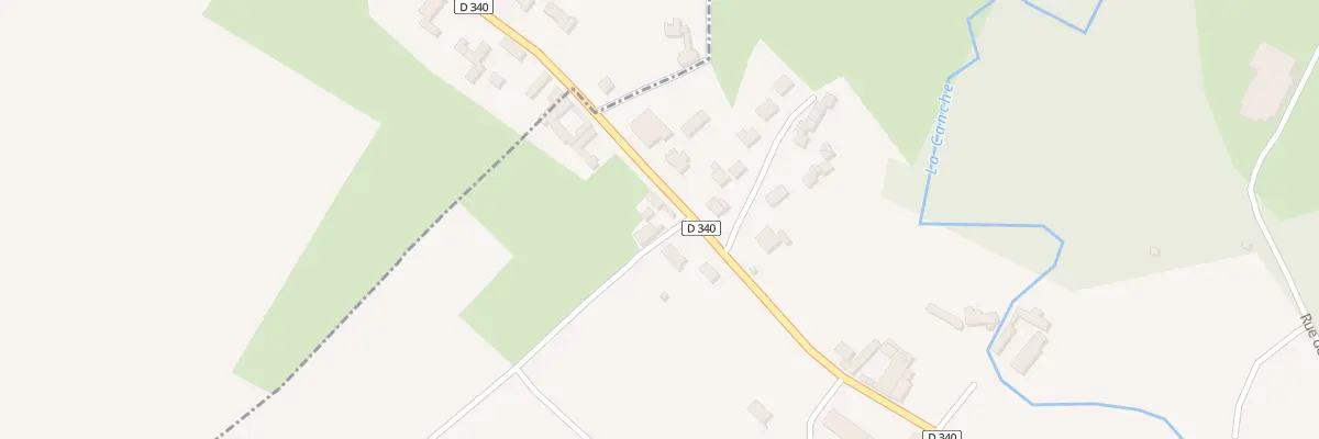 Plan du 55 Rue Principale à Aubrometz