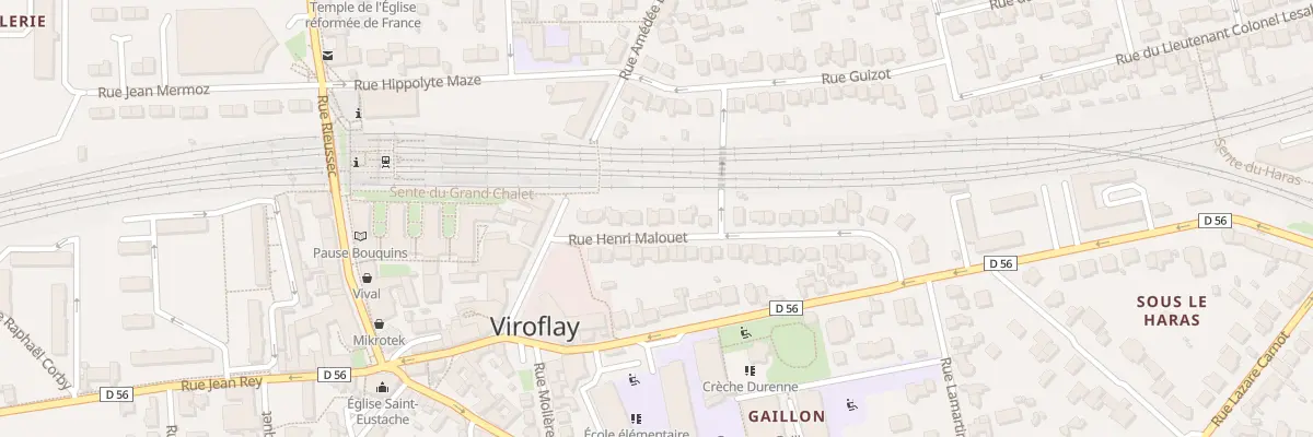 Plan du 30 Rue Henri Malouët à Viroflay