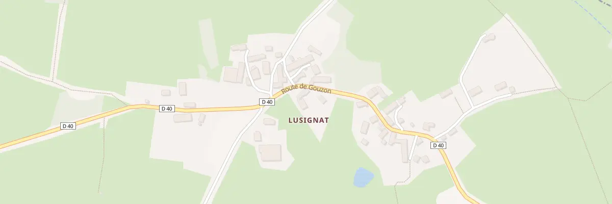 Plan du 17 Lusignat à Domeyrot