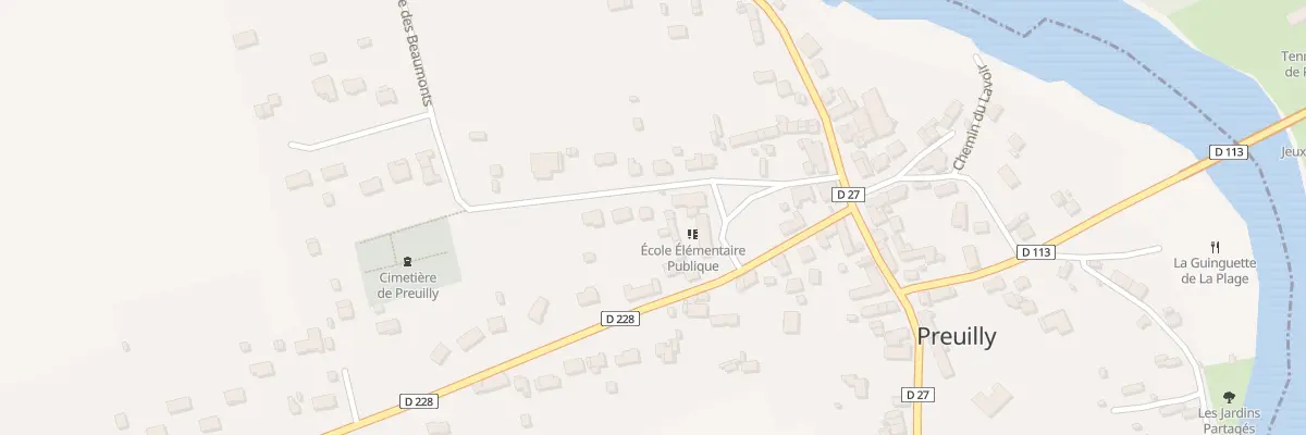 Plan du 5 Rue de la République à Preuilly