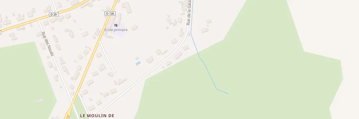 Plan du 7 Rue de la Gaucherie à Chaon