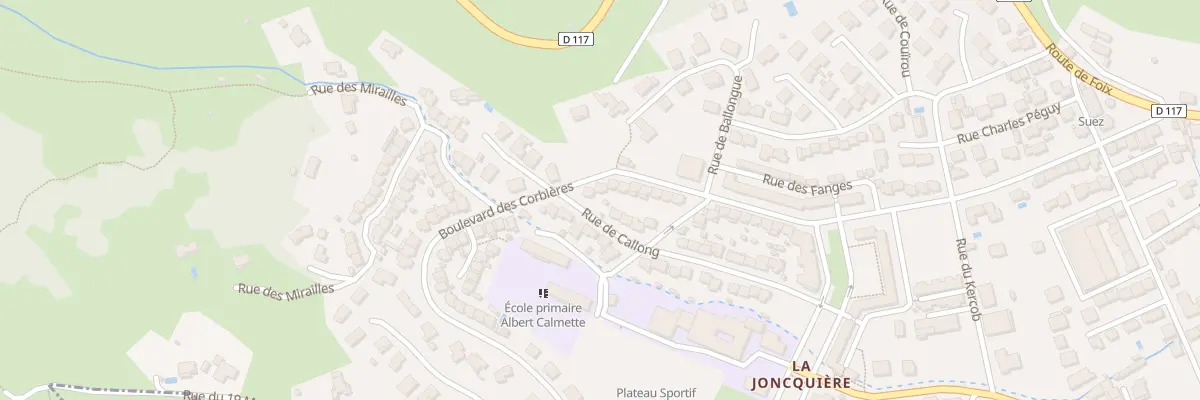 Plan du 35 Bd des Corbières à Quillan