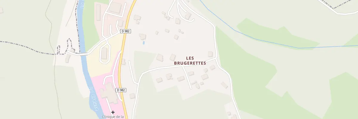 Plan du 7 Les Brugerettes à Moutier-Rozeille
