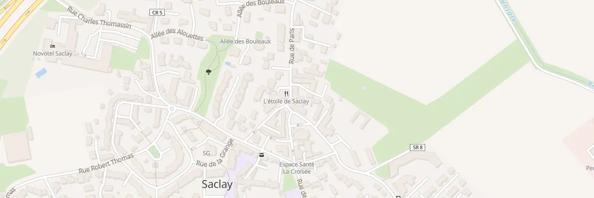 Plan du 8 Rue de Paris à Saclay