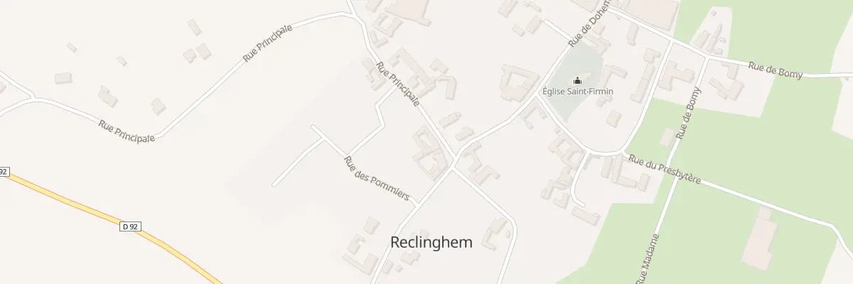 Plan du 24 Rue Principale à Reclinghem