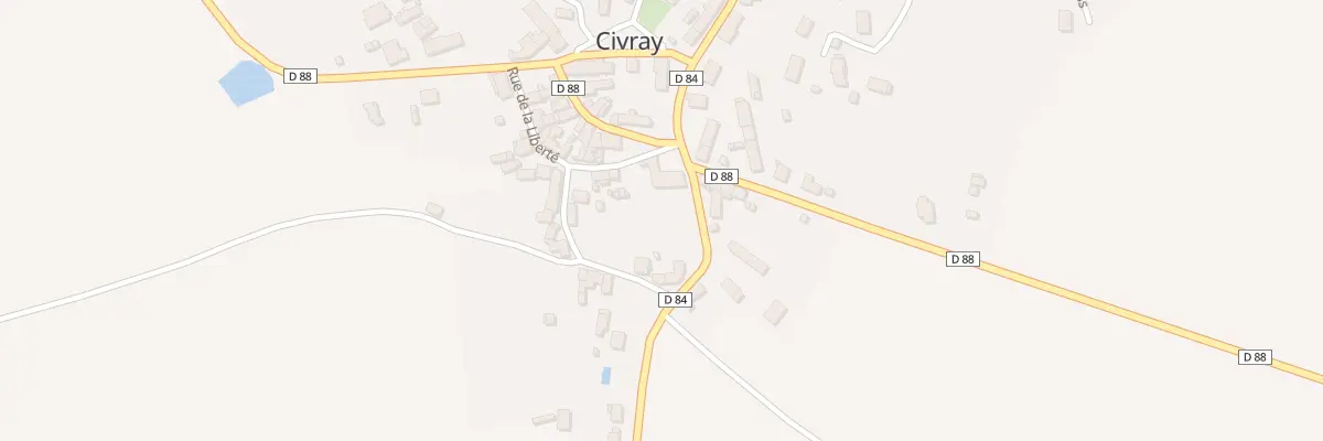 Plan du 1 Rue de la Liberté à Civray
