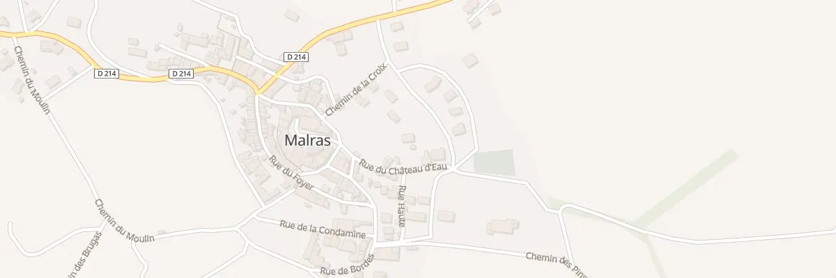 Plan du 9B Rue du Château d’Eau à Malras