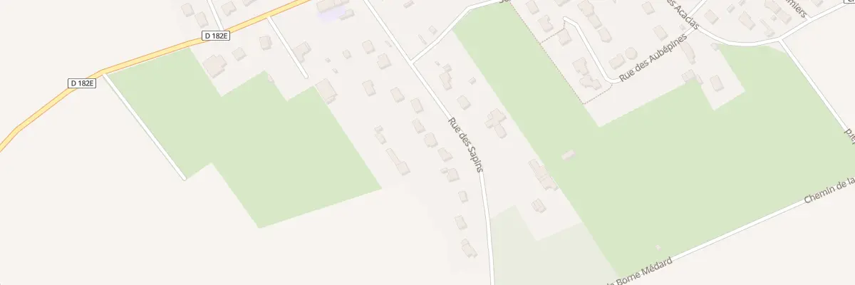 Plan du 20 Rue des Sapins à Guignemicourt