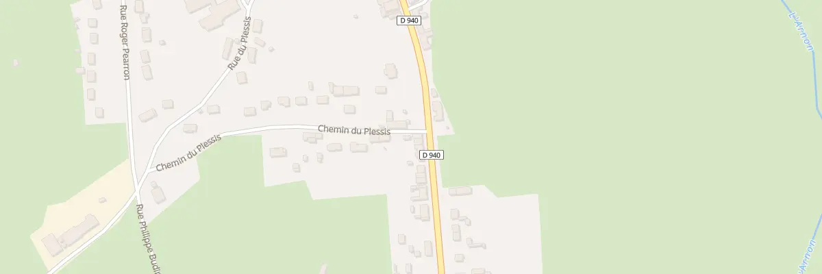 Plan du 20 Rte de la Chatre à Lignières