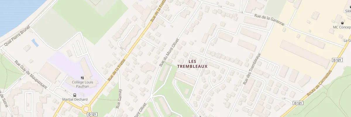 Plan du 46 Rue du Mont Olivet à Sartrouville