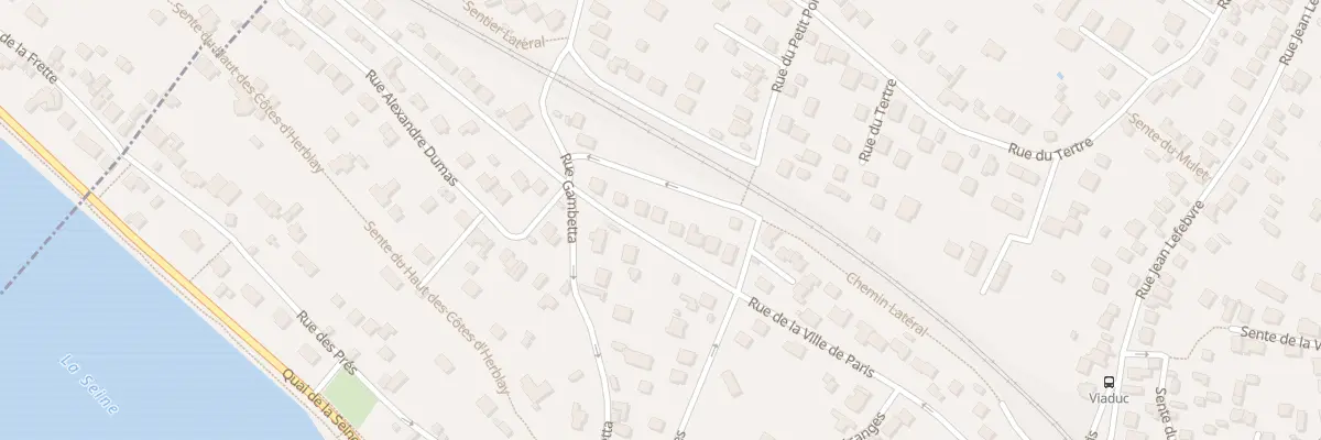 Plan du 13 Rue de la Ville de Paris à La Frette-sur-Seine