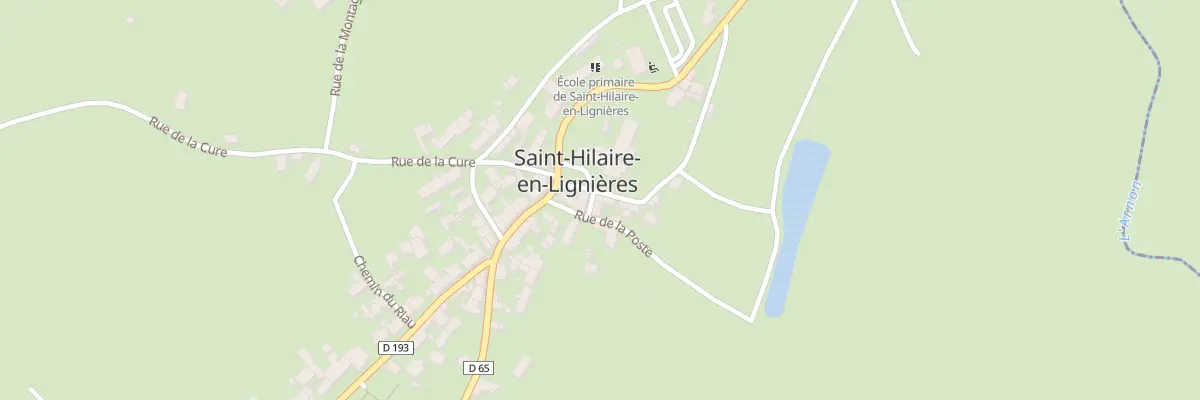 Plan du 4 Rue de l’Aubrou à Saint-Hilaire-en-Lignières
