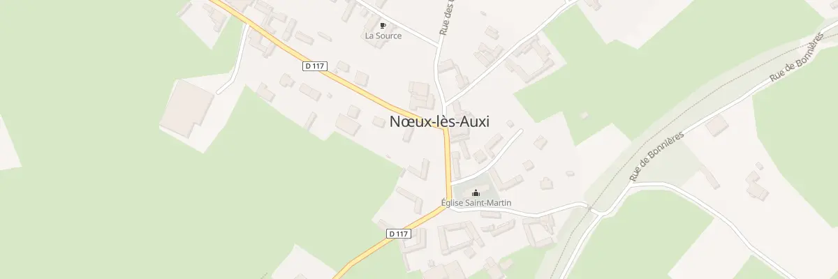 Plan du 4 Vc La Place à Nœux-lès-Auxi