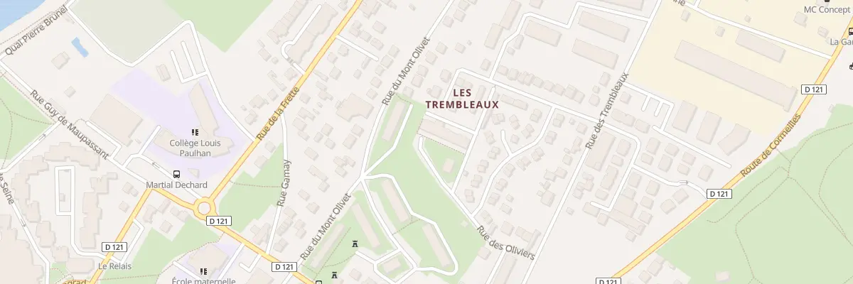 Plan du 34 Rue du Mont Olivet à Sartrouville
