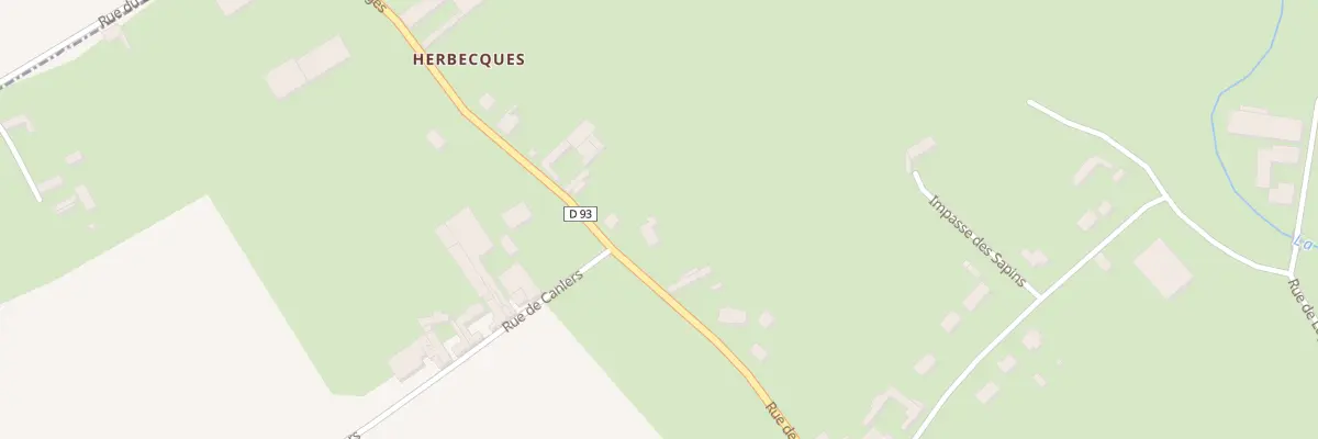 Plan du 72 Rue de Fruges à Verchin