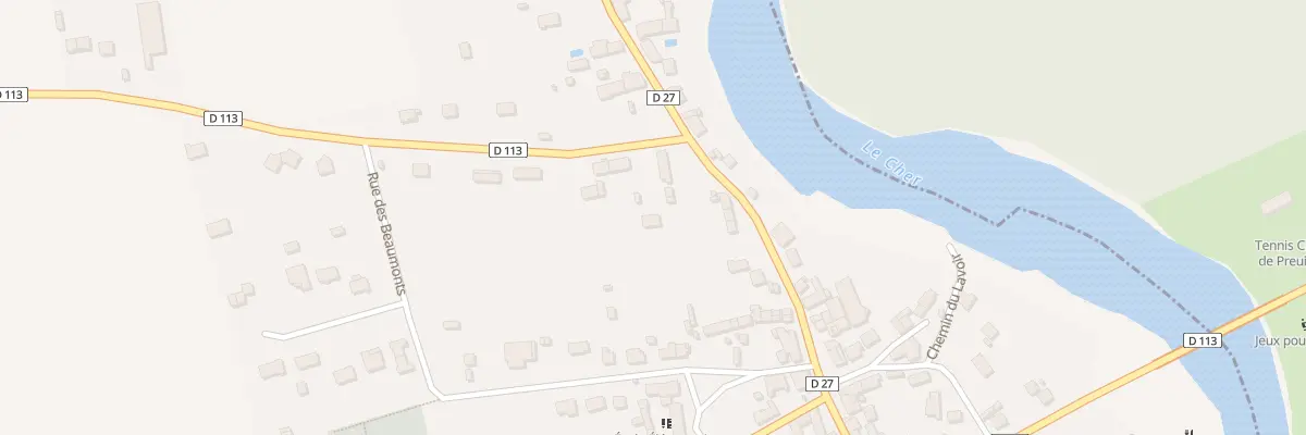 Plan du 3 Boisgisson à Preuilly