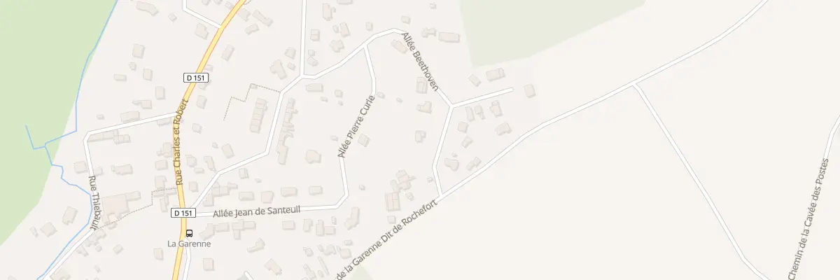 Plan du 12 All Beethoven à Nesles-la-Vallée