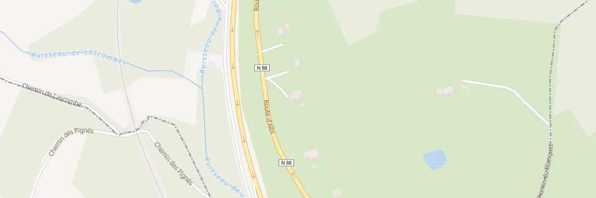 Plan du 3301 Rte d’Albi au Garric