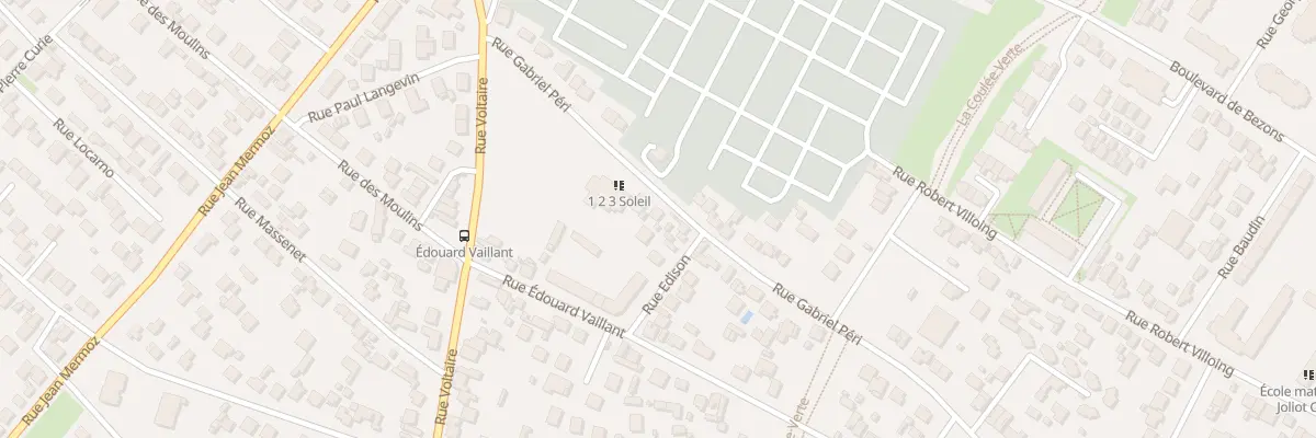 Plan du 4 Rue Gabriel Péri à Sartrouville
