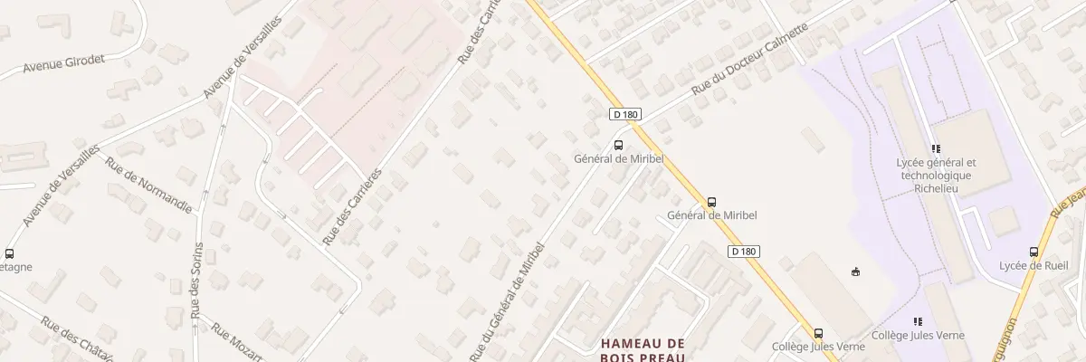 Plan du 22 Rue du Gen de Miribel à Rueil-Malmaison