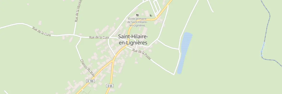 Plan du 346 Le Bourg à Saint-Hilaire-en-Lignières