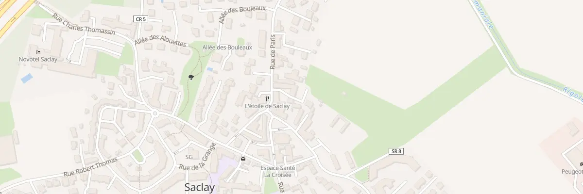 Plan du 10 Rue de Paris à Saclay