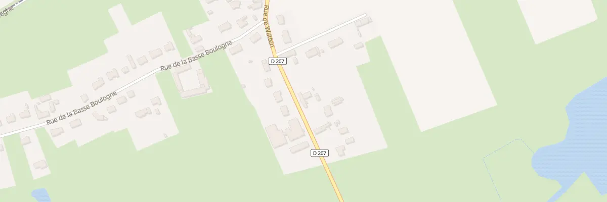 Plan du 57 Rte de Watten à Houlle