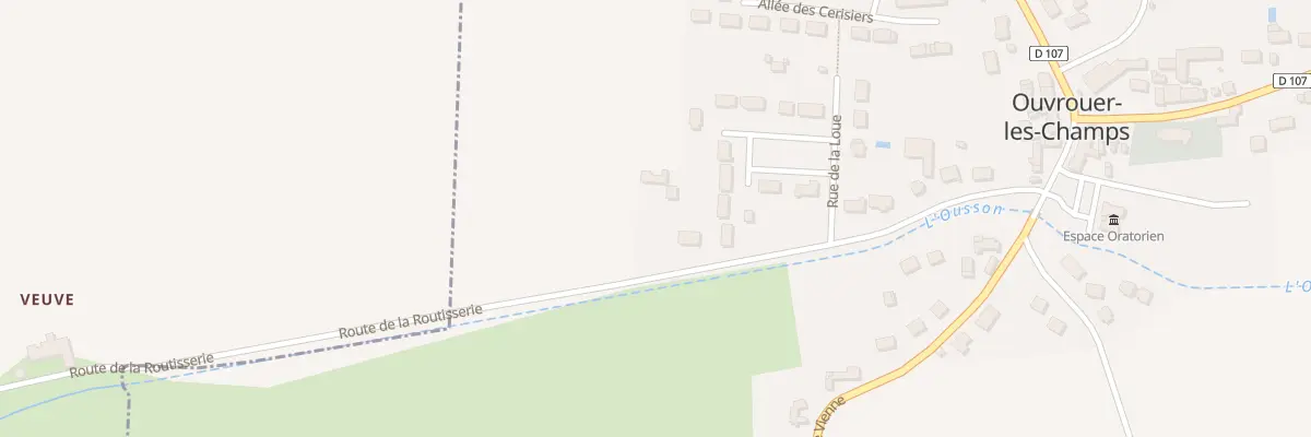 Plan du 30 Rte de la Routisserie à Ouvrouer-les-Champs