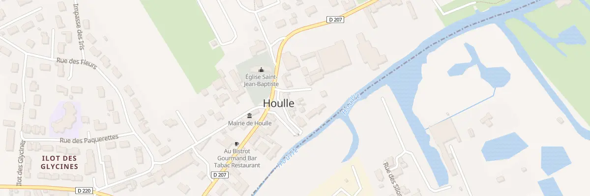 Plan du 1 Imp de l’Usine à Houlle