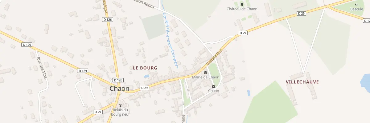 Plan du 21 Grande Rue à Chaon