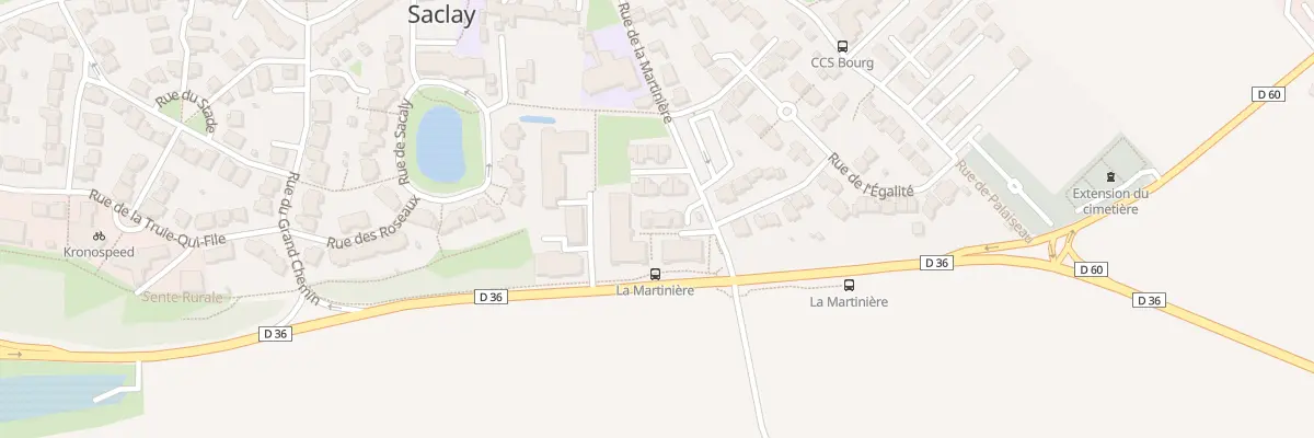 Plan du 10 Rue de la Martinière à Saclay