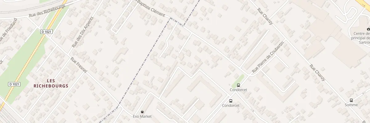 Plan du 113T Rue Condorcet à Houilles