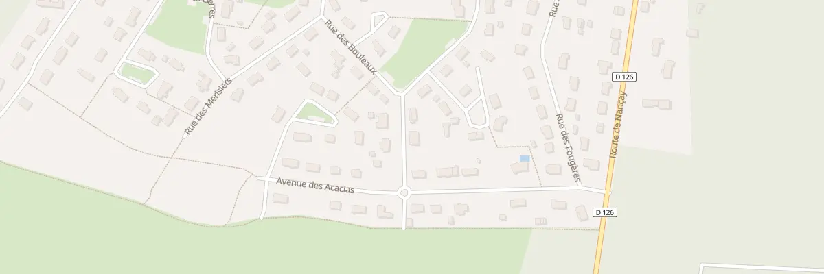 Plan du 13 Rue des Chênes à Souesmes