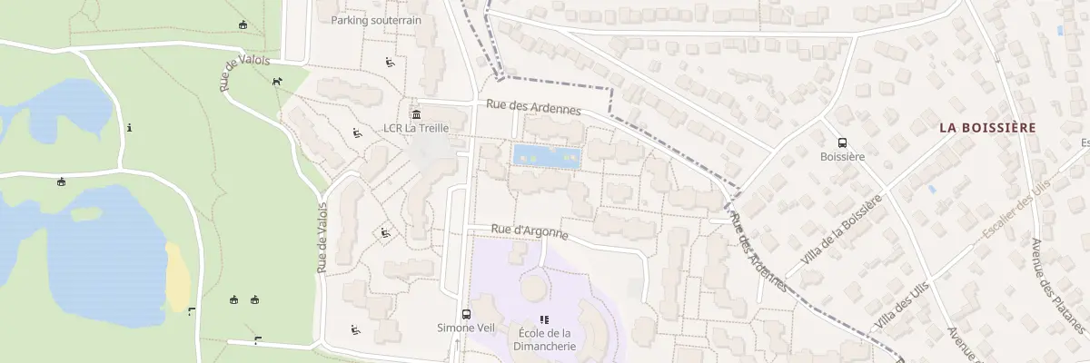 Plan du 9001 Res le Bois du Roi aux Ulis