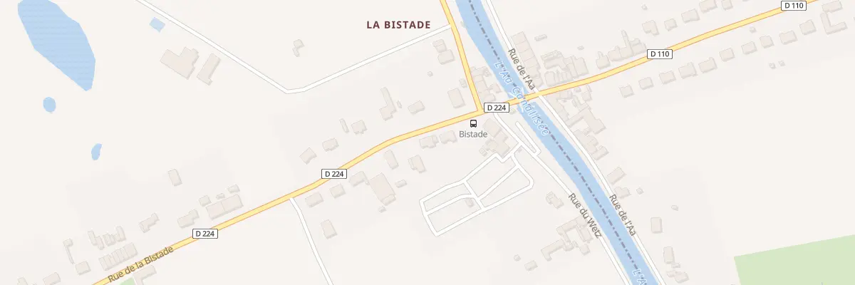Plan du 3037 Rue de la Bistade à Sainte-Marie-Kerque