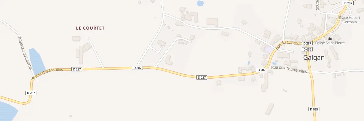 Plan du 5217 Lavergne à Galgan