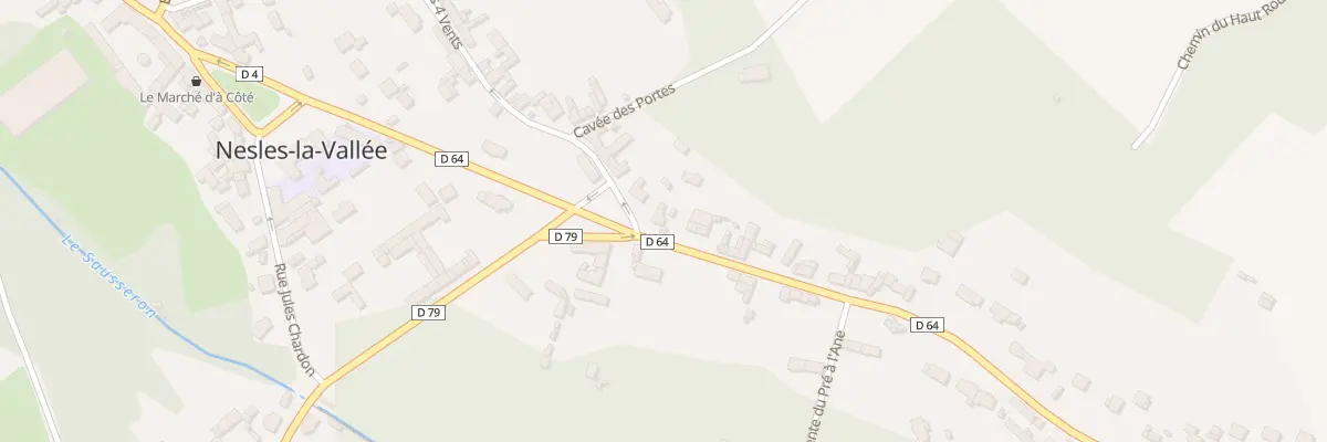 Plan du 1 Rue de Parmain à Nesles-la-Vallée