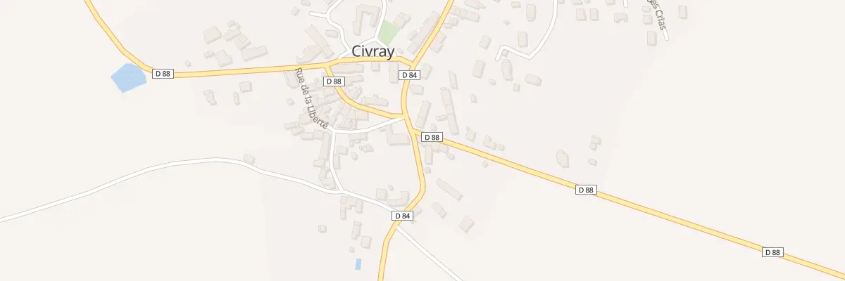 Plan du 2 Rue de la Tuilerie à Civray