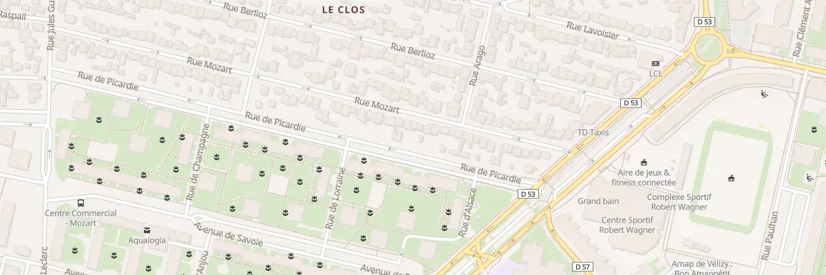 Plan du 29 Rue Mozart à Vélizy-Villacoublay
