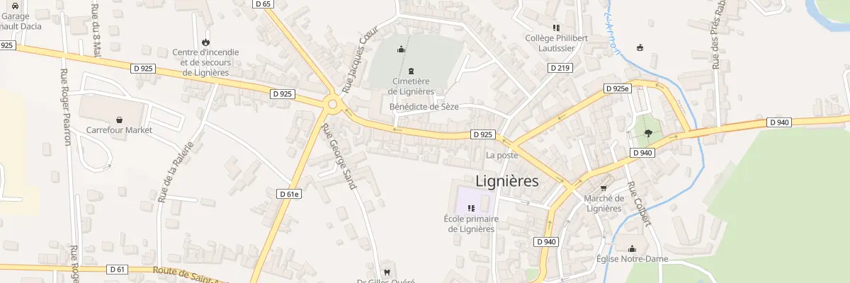 Plan du 19 Rue Louis Demay à Lignières