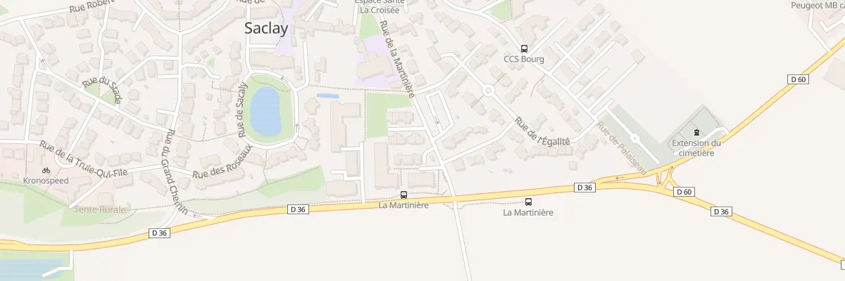 Plan du 1 Imp des Pres Briands à Saclay
