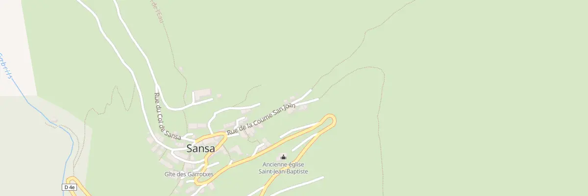 Plan du 1 Imp Coume Vigne à Sansa
