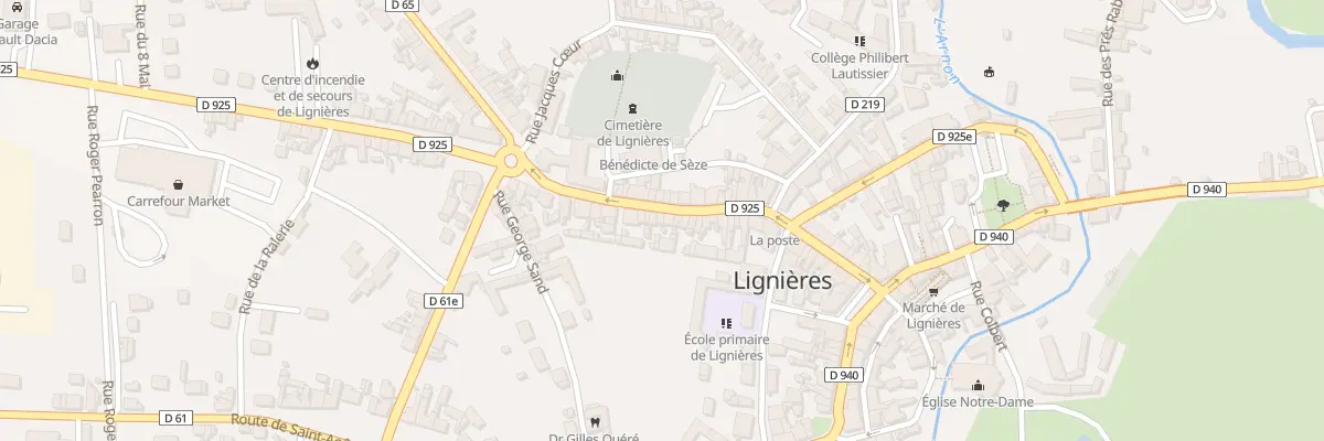 Plan du 17 Rue Louis Demay à Lignières