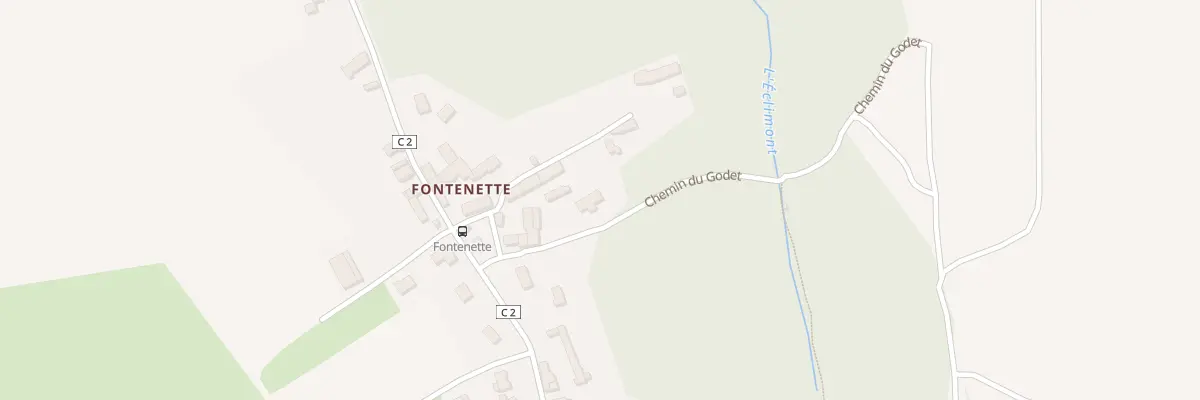 Plan du 3 Che du Godet à Abbéville-la-Rivière