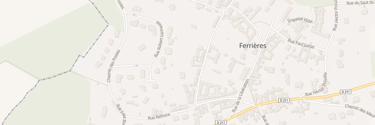 Plan du 8 Rue Henri Derivery à Ferrières