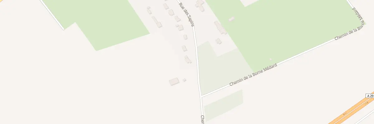 Plan du 30 Rue des Sapins à Guignemicourt