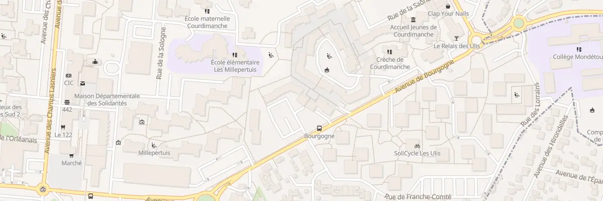 Plan du 70 Rue de Courdimanche aux Ulis